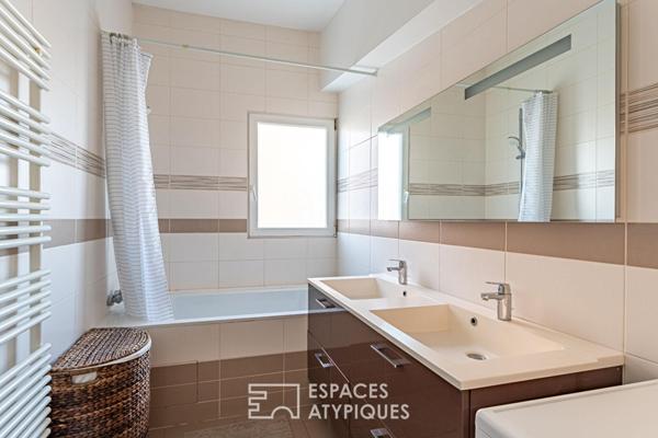 Parenthèse moderne avec belles terrasses vieux Marly