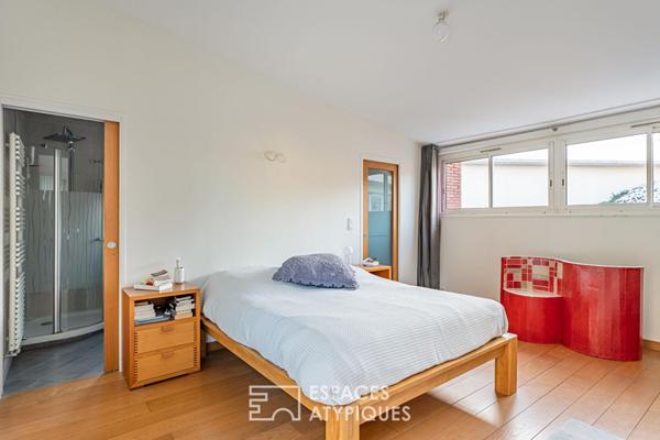 Parenthèse moderne avec belles terrasses vieux Marly