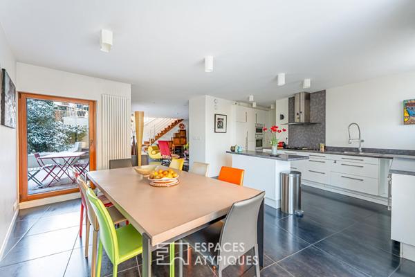 Parenthèse moderne avec belles terrasses vieux Marly