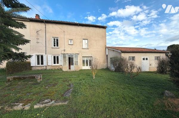 Maison d'habitation 115 m² avec terrain et garage.
PRIX : 150 000 €. 
Mr Grandpierre 07 86 12 52 67