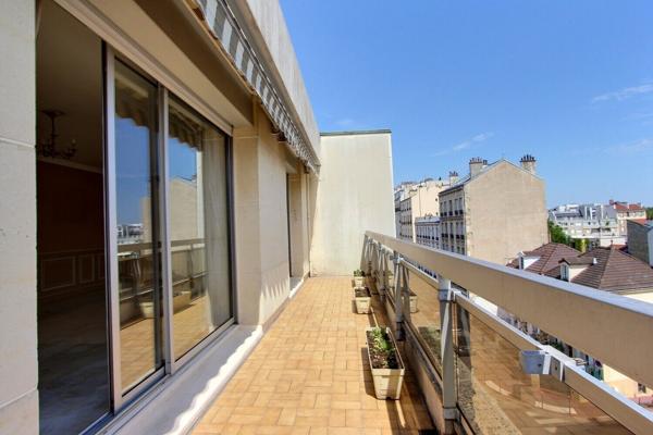 Hyper centre d'Asnières Sur Seine 3 pièces de 74 m2 avec balcon + box