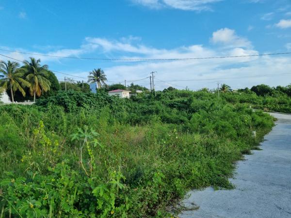 Saint-François (97118) TERRAIN PLAT, VIABILISE, BORNE DANS LE LOTISSEMENT
