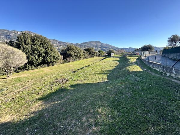 Carros (06510) OPPORTUNITE CARROS LES PLANS : TERRAIN A BATIR VIABILISE DE 482m², OFFRANT BELLE VUE DEGAGEE