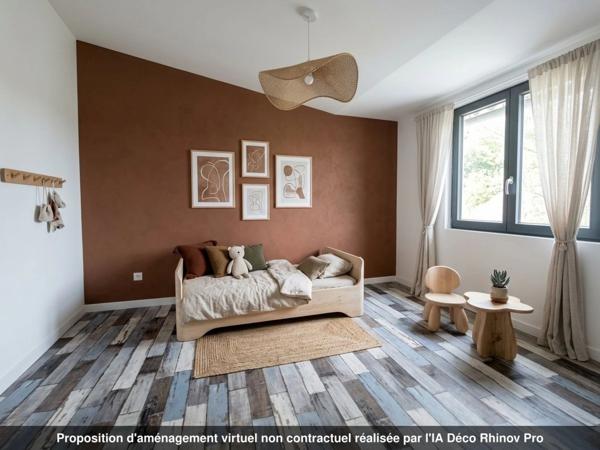 Chapitre Deux, Maison de plain pied de 91m² - 5 pièces - 3 chambres - 365m² de terrain