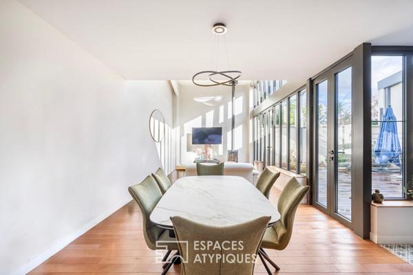 Maison esprit loft avec terrasse au calme d’une impasse