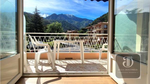 Appartement traversant avec superbe vue VERNET LES BAINS (66)
