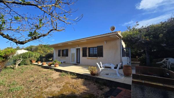 Sartène, sur la plage de Tizzano, maison de 74 m2 avec vue imprenable sur la mer