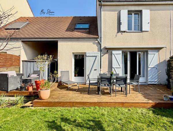 Maison de ville au style actuel – 4 chambres – Jardin sans vis-à-vis – Bussy-Saint-Georges (77), proche Golf et à pied de tout – RER A à 10 minutes