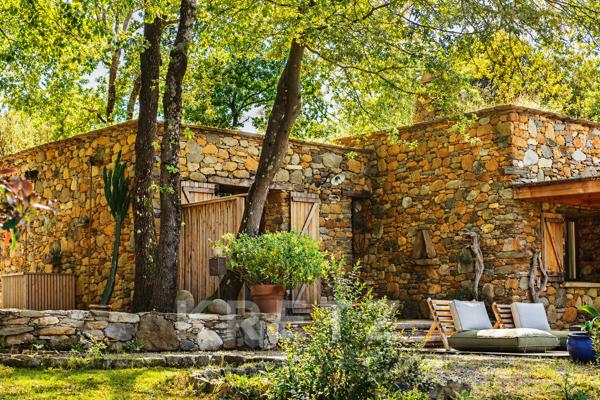AU COEUR DES VIGNOBLES DE PATRIMONIO – PROPRIÉTÉ DE CHARME AVEC DEUX VILLAS ET PISCINE