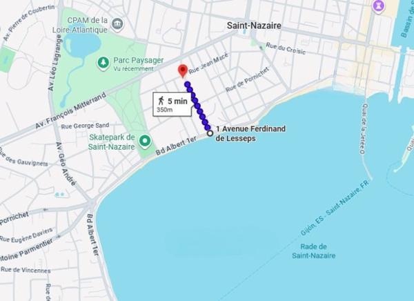 Saint Nazaire - Appartement meublé lumineux 45 m² – Quartier Jardin des Plantes, à 300 m de la mer