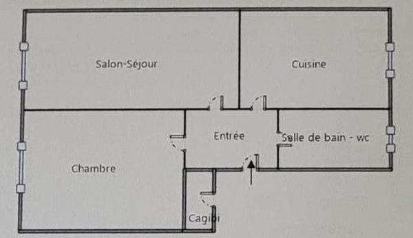 Saint Nazaire - Appartement meublé lumineux 45 m² – Quartier Jardin des Plantes, à 300 m de la mer