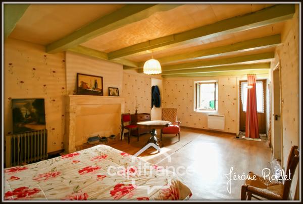 Maison en pierre à vendre 5 pièces 3 chambres Dépendances Terrain 1,5 ha Champigny-En-Rochereau (86)