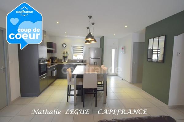 VENDEE LA BARRE DE MONTS (85) Maison à vendre 5 pièces , 3 chambres , 366 m² terrain clos, 93 m² garage, proche NOIRMOUTIER