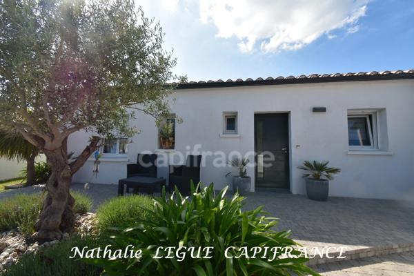 VENDEE LA BARRE DE MONTS  (85) Maison à vendre 5 pièces , 3 chambres , 366 m² terrain clos, 93 m² garage, proche NOIRMOUTIER