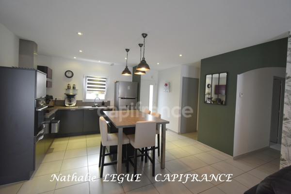 VENDEE LA BARRE DE MONTS (85) Maison à vendre 5 pièces , 3 chambres , 366 m² terrain clos, 93 m² garage, proche NOIRMOUTIER