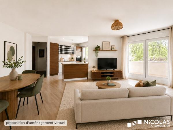 T2 AVEC BALCON ET PARKING – BORDEAUX JARDIN PUBLIC / CROIX-DE-SEGUEY