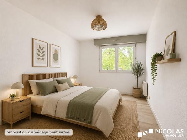 T2 AVEC BALCON ET PARKING – BORDEAUX JARDIN PUBLIC / CROIX-DE-SEGUEY