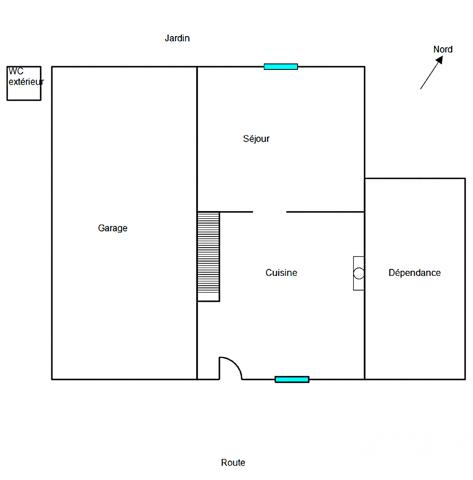 Maison à vendre 3 pièces 65 m² Saint-Priest-Palus