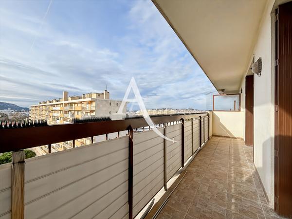 A VENDRE Appartement T3 de 62 m² dernier étage avec deux terrasses 13010 Marseille