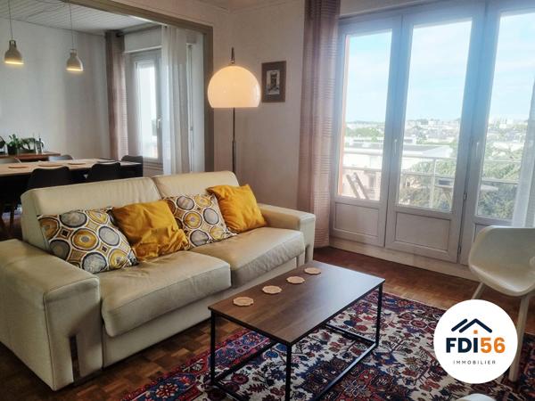 EXCLUSIVITE : A VENDRE APPARTEMENT T3 DE 75 m² TRAVERSANT ET LUMINEUX - BALCONS - CAVE , Lorient