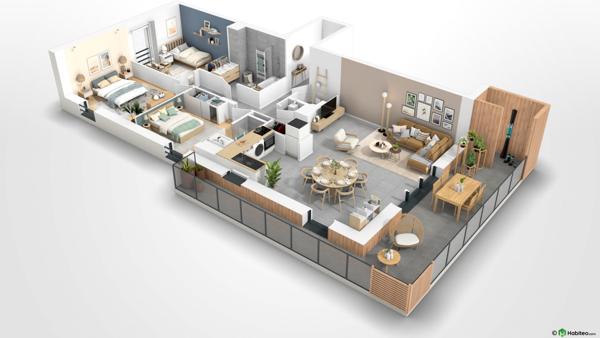 Appartement 4 pièces - 88 m²