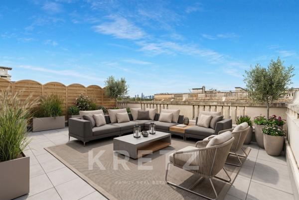DERNIER ÉTAGE – TERRASSE ROOFTOP DE 140 M² – PARIS 16ème - BD SUCHET