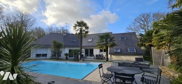 Maison contemporaine - 4 chambres - grands espaces - piscine 