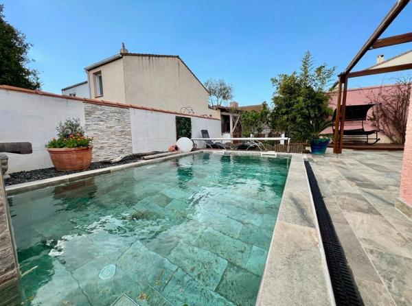 CABESTANY VILLA T5 plain pied, piscine et garage