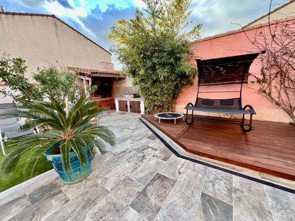 CABESTANY VILLA T5 plain pied, piscine et garage