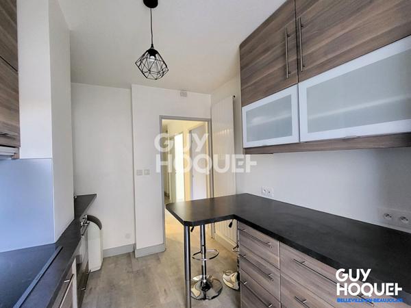 VILLEFRANCHE SUR SAONE : appartement T2 (58,26 m²) avec cave et garage, idéal investisseur