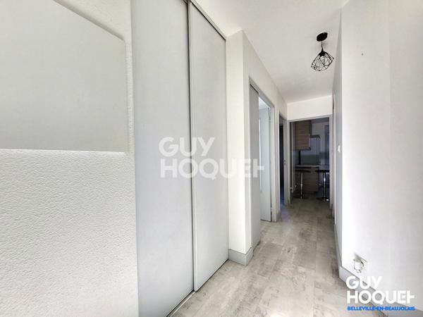 VILLEFRANCHE SUR SAONE : appartement T2 (58,26 m²) avec cave et garage, idéal investisseur