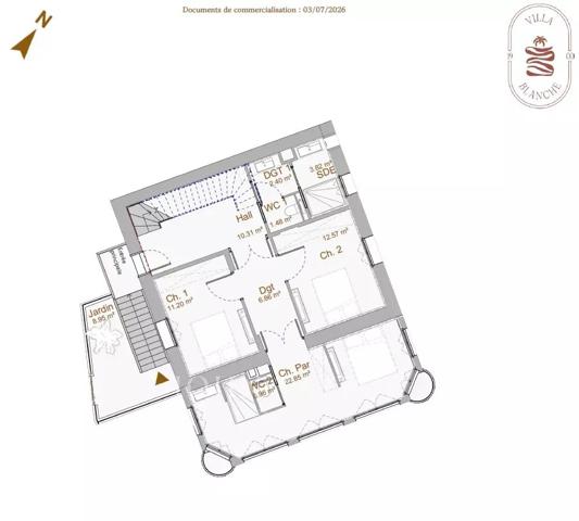 Triplex neuf T4 vue mer panoramique
