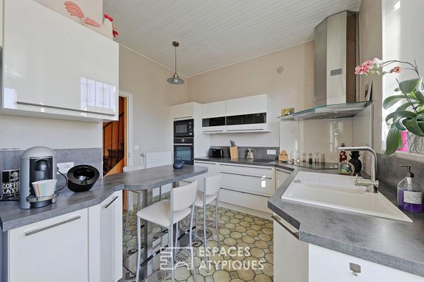 Maison bourgeoise en centre ville avec jardin