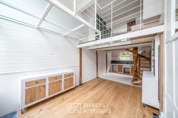 Atelier d’artiste rénové avec terrasse tolérée
