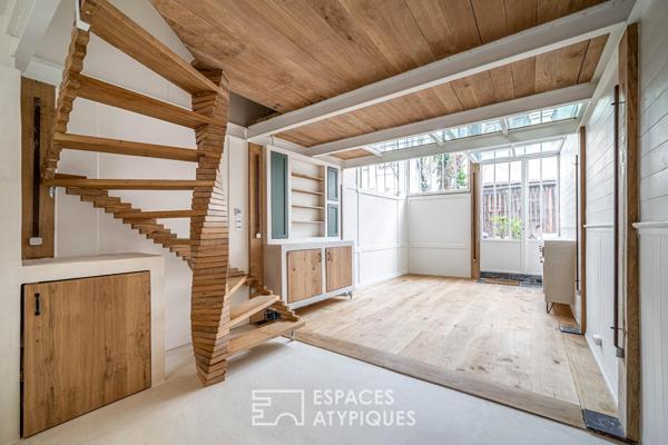 Atelier d’artiste rénové avec terrasse tolérée