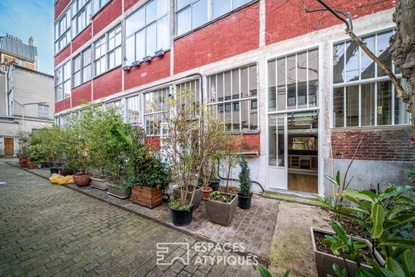 Atelier d’artiste rénové avec terrasse tolérée