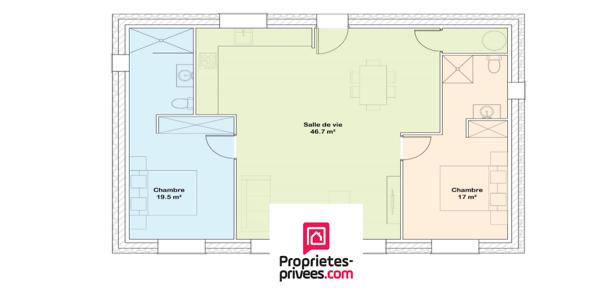 Maison type T3  en pierres sèches avec piscine - Ste Lucie de Porto Vecchio 2A - CORSE DU SUD - FRANCE