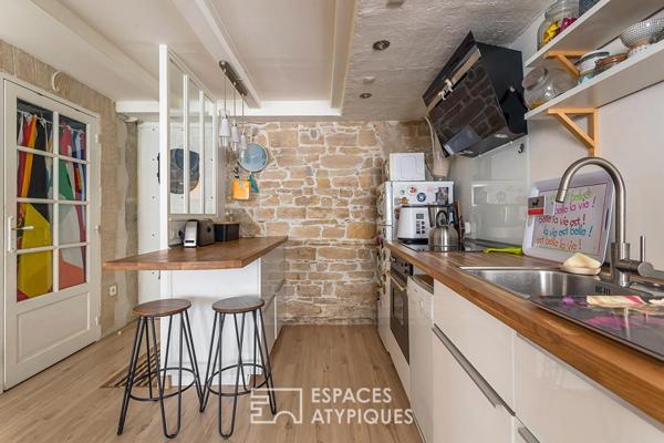 Duplex cosy et pierres apparentes au coeur de Saint-Louis