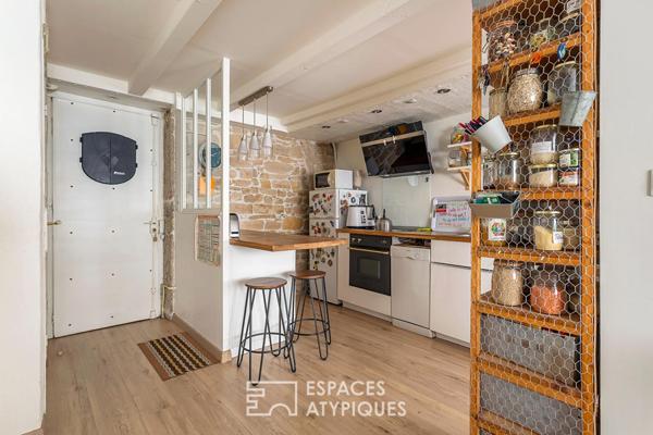 Duplex cosy et pierres apparentes au coeur de Saint-Louis