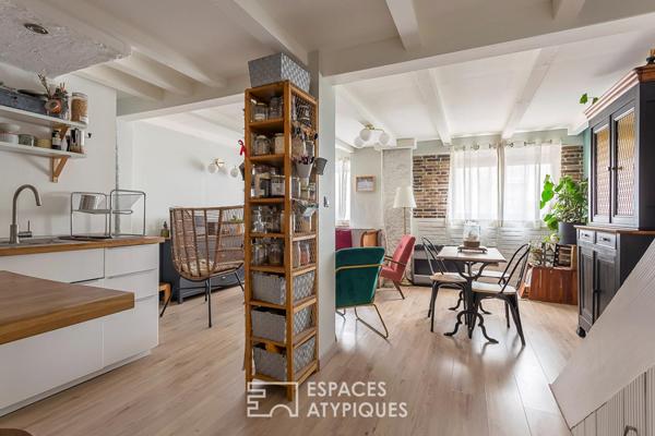 Duplex cosy et pierres apparentes au coeur de Saint-Louis
