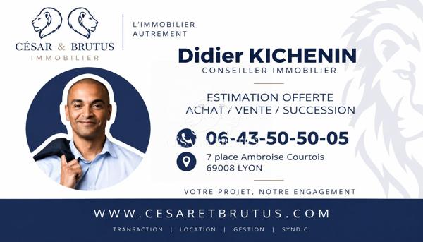 Appartement T5 de 105 m² – Lyon 3, Sans Souci – Duplex en dernier étage avec vue