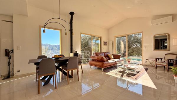 Villa contemporaine 2023  Rimiez. Vue mer & montagnes. Piscine