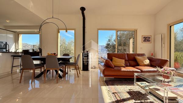 Villa contemporaine 2023  Rimiez. Vue mer & montagnes. Piscine