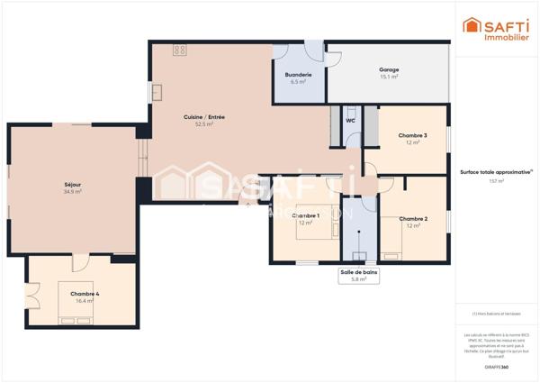 Maison - 6 pièces - au calme