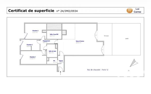Appartement à vendre 4 pièces 103,51 m² Antony