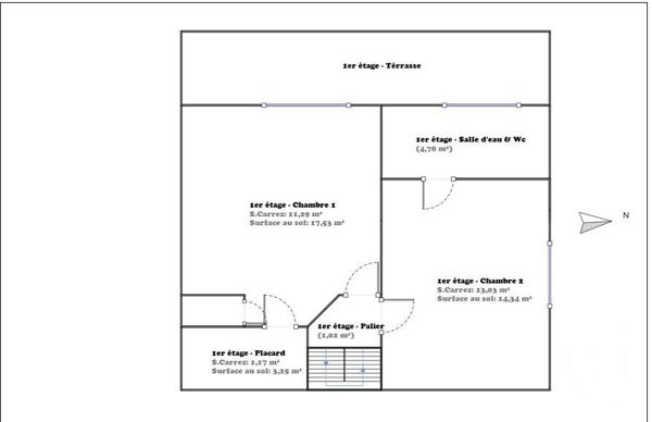 Appartement F3 à vendre  4 pièces - 83,02 m2 MONTROUGE - 92