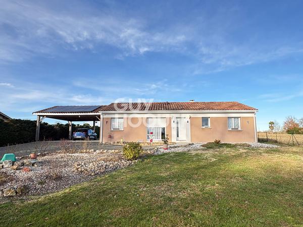 Maison contemporaine plain pied de 2017 à Hagetmau