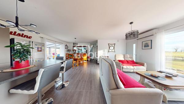 Maison contemporaine plain pied de 2017 à Hagetmau