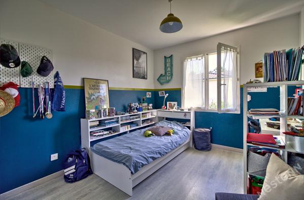 Maison plain-pied à LAFOX - Pavillon contemporain avec 3 chambres, jardin et piscine