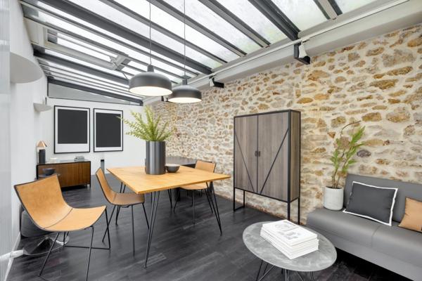 Ternes - Maillot, Appartement 3 pièces style atelier avec terrasse sans vis à vis